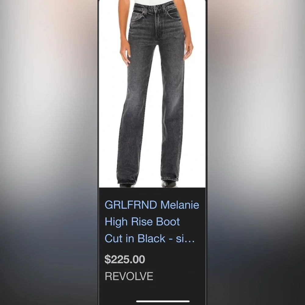 GRLFRND The Melanie High Rise Bootcut Denim Jeans | Size 30 - Picture 9 of 9